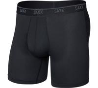 SAXX Herren QUEST Quik-dry Mesh Boxer Brief FLY BLACK : XXL