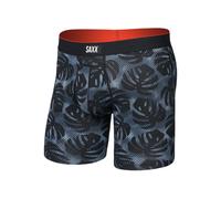 SAXX SXBB75FRET/XL Boxershort Multi-Sport Mesh - Schwarz / Tropenprint - XL