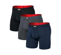 Saxx Underwear - 3er-Pack atmungsaktive Boxershorts - Herren - Multi-Sport Mesh 2Pk - Multi-Sport Mesh 3Pk Turbulence / Navy / Black für Grau XL
