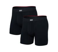 Saxx Underwear - Atmungsaktiver 2er-Pack Boxershorts - Vibe Xtra 2Pk Black für Herren - Größe XS - schwarz schwarz XS