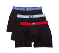 Saxx Underwear Co. - Herren Boxershorts Daytripper Fly 3Pk mit integriertem Beutelhalter - Unterwäsche für Herren, M