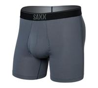 SAXX Underwear Co. Herren Boxershorts Quest Boxer Brief Fly mit Beutel, Schnelltrocknend, Netzstoff, Turbulenz, Größe XL
