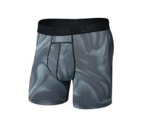 SAXX Underwear Co. Herren Smooth Flex Light Kompressions-Boxershorts, 15,2 cm, Smoke Camo-Deep Navy, L