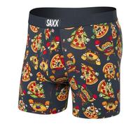 SAXX Underwear Co. Herren Vibe Super Soft Boxershorts, Food Fight-India Ink, Medium, Food Fight-India Ink, Medium