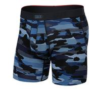 Saxx Underwear Co. Herren Vibe Xtra Super Soft Boxer Brief Fly Retroshorts, Cloudbank Camo-Navy, Medium