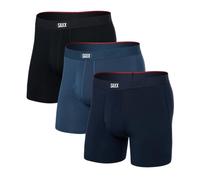 Saxx Vibe Xtra Soft Comfort Boxer Brief FLY 3PK dark denim/navy/black (DKD) M
