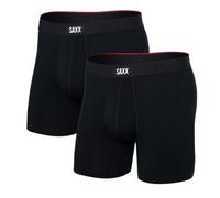 SAXX Vibe Xtra Boxershorts pechschwarz (2er-Pack) - L