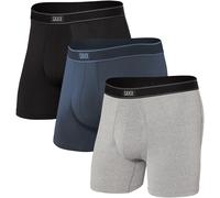 SAXX Daytripper Boxershorts schwarz/marineblau/grau (3er-Pack) - XXL