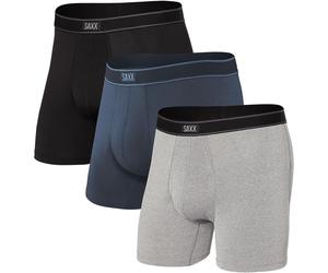 Saxx Underwear Herren Daytripper 3er Pack Unterhosen (Größe XXL, schwarz)