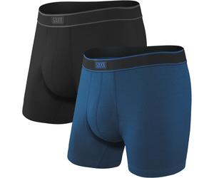 Saxx Underwear Herren Daytripper Bb Fly 2er Pack Boxer (Größe XXL, schwarz)