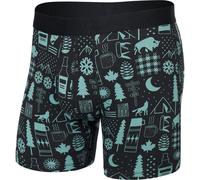 Saxx Underwear Herren Droptemp Cooling Brief Fly Boxer (Größe XXL, blau)