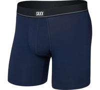 Saxx Underwear Herren Essential Cotton Brief Fly Boxer (Größe XL, blau)