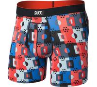 Saxx Underwear Herren Multi Sport Mesh Fly Boxer (Größe S, rot)