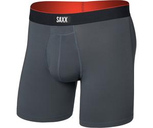 Saxx Underwear Herren Multi Sport Mesh Fly Boxer (Größe XXL, grau)