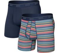 Saxx Underwear Herren Quest Quick-Dry Mesh 2er Pack Boxer (Größe M, blau)