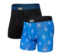 SAXX Underwear Herren-Sport-Boxershorts - Herren-Sport-Boxershorts aus Mesh mit integrierter Ballpark Pouch-Unterstützung - 2er-Pack, S