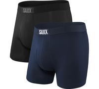 Saxx Underwear Herren Ultra Fly 2er Pack Boxer (Größe S, schwarz)