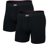 SAXX Vibe Xtra Boxershorts pechschwarz (2er-Pack) - XL