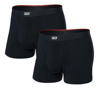 Saxx Underwear Herren Vibe Xtra Soft Comfort 2er Pack Boxer (Größe XL, schwarz)