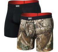 Saxx Underwear Multi Sport Mesh 2er Pack Boxer Herren Kurze Unterhose schwarz Größe S Elastisch