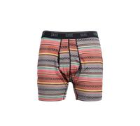 SAXX UNDERWEAR Quest Herren-Boxershorts, schnelltrocknend, Netzstoff, Globetrekker Stripe/Multi, Medium