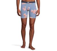 Saxx Underwear Vibe Xtra Super Soft Boxer Brief Fly Herrenunterwäsche mit Ballpark Pouch, Hummer/Marea, Größe L