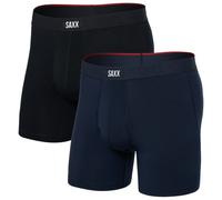 Saxx Underwear Herren Vibe Xtra Fly 2er Pack Boxer (Größe S, schwarz)