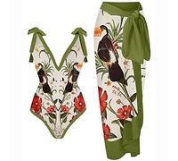 Saymany Bikini Damen Set Bauch Weg Badeanzug Damen Modern Uv Badebekleidung Junge Badeanzug Damen Push Up Sommer Outfits Damen Damen Zweiteiler Outfit Bauchweg Badeanzug Damen Underboob Bikini