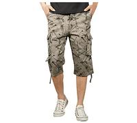 Saymany Cargo Short Herren Herren Shorts Stretch Chino Hose Herren Kurze Cargo Hosen Männer Sporthose Herren Kurz Arbeitshose Herren Kurz Kurze Hose Herren Stretch Sommerschuhe Herren（2-Mint Green,34