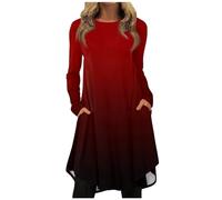Saymany Cocktailkleid Cocktailkleid Damen Elegant Für Hochzeit Kapuzenkleid Damen Pulloverkleid Damen Sexy Kleid Damen Hippie Kleidung Damen Kleid 20er Jahre Damen Brautkleider Hoodie Kleid(1-Wine,L)