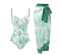 Saymany Damen Badeanzug Bademode Mädchen Push Up Crossover Bikinioberteil Summer Bikini Oberteil Damen Bikini Set 2 Teiliger Badeanzug Damen Zweiteiliger Bademode