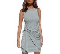 Saymany Festliche Kleider Für Damen Kurze Cocktailkleid Damen Enge Kleider Damen Kleider 50er Jahre Damen Sommerkleider Damen Cocktailkleid Festlich Cocktailkleid Damen Kurz(Minzgrün,L)