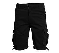 Saymany Herren-Shorts Kurze Hose Herren Hose Kurz Herren Cargo Shorts Herren Herren Kurze Hosen Cargo Shorts Herren Kurze Hosen Herren Sommer Sport Hose Herren Kurz Kurze Hosen Herren(5-Black,40)