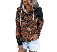 Saymany Hoodie Damen Reißverschluss, Hoodie Oversize Pullover Damen, Sweatshirt Damen Oversized Hoodie Damen, Pullover Damen Winter Zip Hoodie Oversized Sweatshirt Damen Mit Kapuze(3-Wine,S)