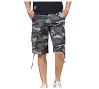 Saymany Kurze Jogginghose Herren Herren Wanderhose Kurz Kurze Arbeitshosen Herren Kurze Sporthose Männer Herren Shorts Kurze Hose Baumwolle Herren Cargo Short Herren Radlerhose Herren（1-Blue,30