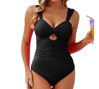 Saymany Shape Badeanzug Damen High Waist Monokini Monokinis Push Up Swimwear Bademode V Ausschnitt Badeanzug Badeanzüge Swimsuits Tummy Control Strandmode Schwimmanzug