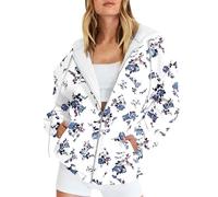 Saymany Sherpa Jacke Damen Sport Style Übergangsjacke Schwarz Einfarbig Trainingsjacke Sweatshirt Herbst Damen-Jacken Winter Lang Sweatjacke Oversize Hoodie (A Navy,XXL)