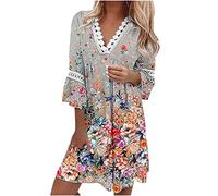 Saymany Strandkleider Damen Sommer Party Outfit Damen Mode Sommerkleid Sommerkleid Damen Boho Kleidung Damen Sommerkleid Damen Lang Cocktailkleid Damen Schwarzes Kleid Damen Rückenfreies Kleid