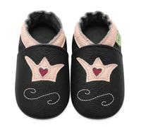 SAYOYO Krabbelschuhe Baby aus Leder Atmungsaktiv und rutschfest Baby Schuhe | Weiches Echtleder und rutschfeste Sohle Süße Lauflernschuhe und Baby Hausschuhe mit Tiermuster für Jungen und Mädchen
