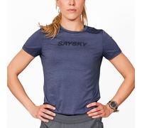 Saysky Damen Logo Pace T-Shirt blau M