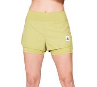 Saysky Damen Pace 2 in 1 Shorts 3" XS grün