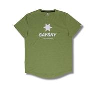 Saysky Herren Logo Combat T-shirt grün XS