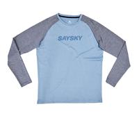 Saysky Herren Logo Pace Long Sleeve blau M