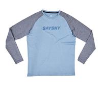 Saysky Herren Logo Pace Long Sleeve L blau