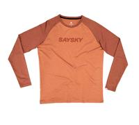 Saysky Herren Logo Pace Long Sleeve rot L