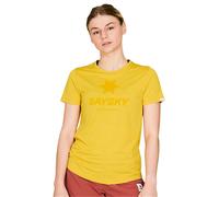SAYSKY Logo Combat T-shirt Damen S Gelb