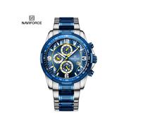 (SBE)NAVIFORCE Neue herren Luxus Uhr Top Marke Quarz Chronograph Zifferblatt Edelstahl Uhr 3Bar