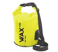 SBS wasserdichte Tasche für den Strand - Kleine Strandtasche mit 5 Liter Fassungsvermögen & Tragriemen - Strandbeutel wasserdicht, klein & leicht in gelb - wasserdichter Beutel - Badetasche Dry Bag