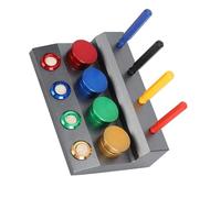 Sbshiouu Praktisches Uhrenölbehälter-Set mit 4 Schalen mit spezialisiertem Uhrenölwerkzeug für die Reparatur professioneller Uhrmacher-Ölbehälter