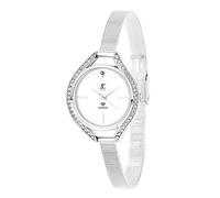 SC Crystal - Damenuhr, Bleuton Silber, Uhr aus rhodiniertem Metall, verstellbar mit Verschluss, Geschenkidee für Damen - Klicken Sie auf "Besuchen Sie den Shop", um unseren Schmuck zu sehen., blau,